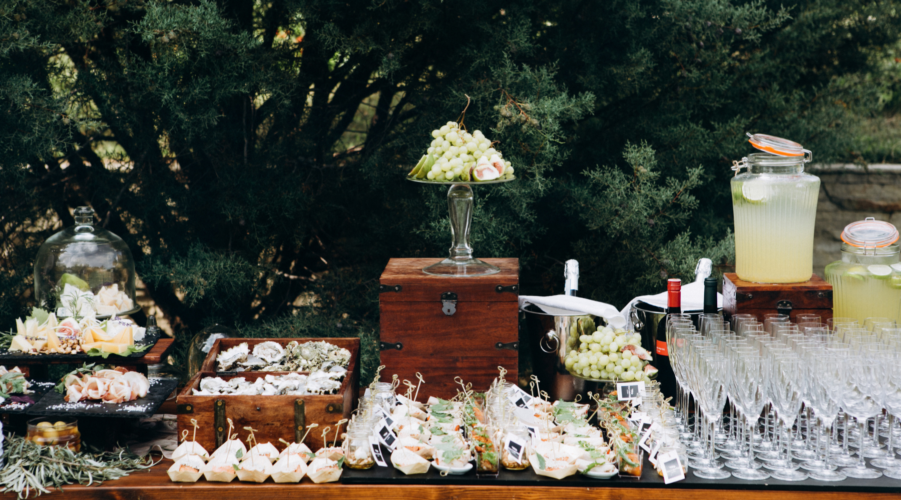 How to Use Custom Signs to Highlight Your Wedding Menu