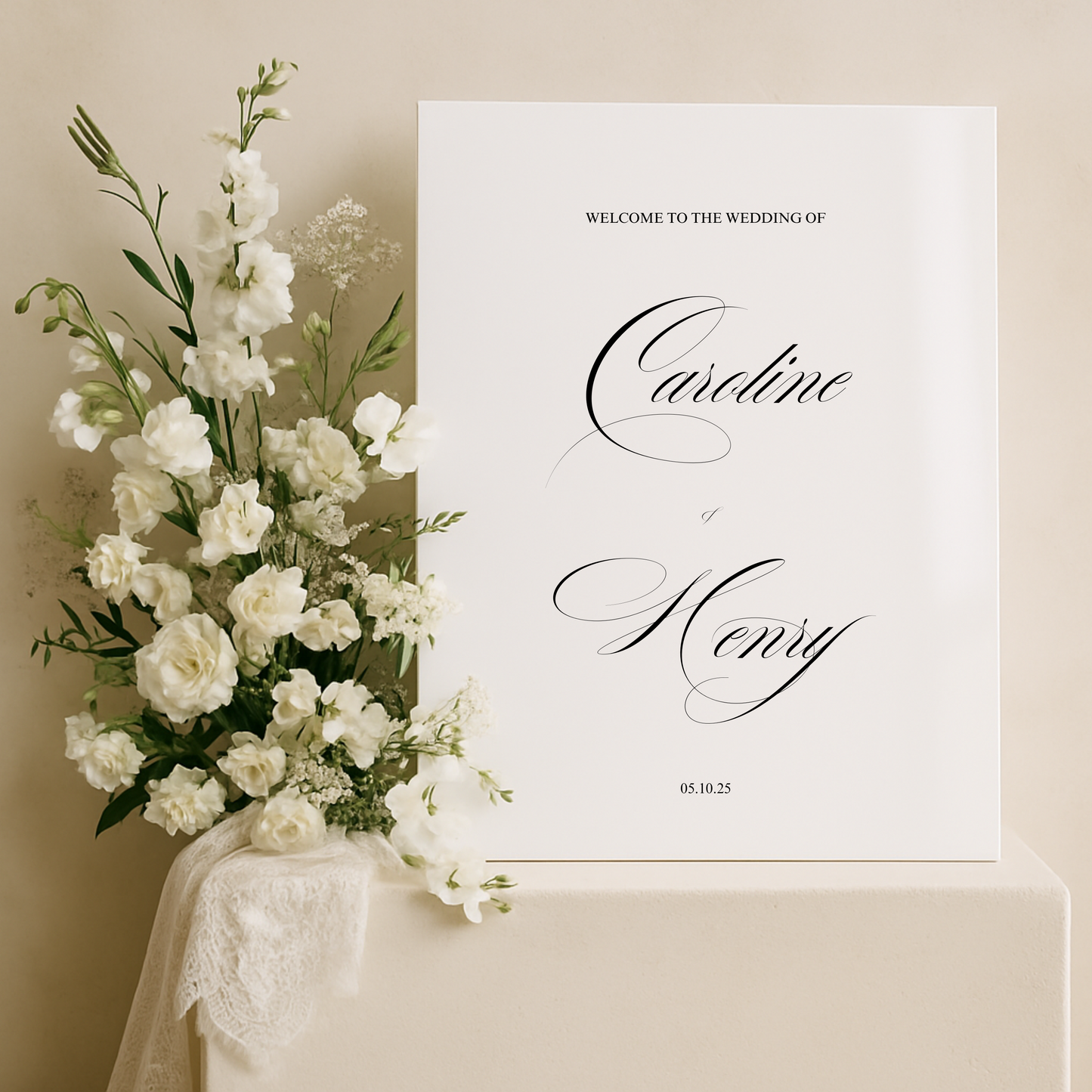Welcome Sign I | Florence Collection | Wedding Signage