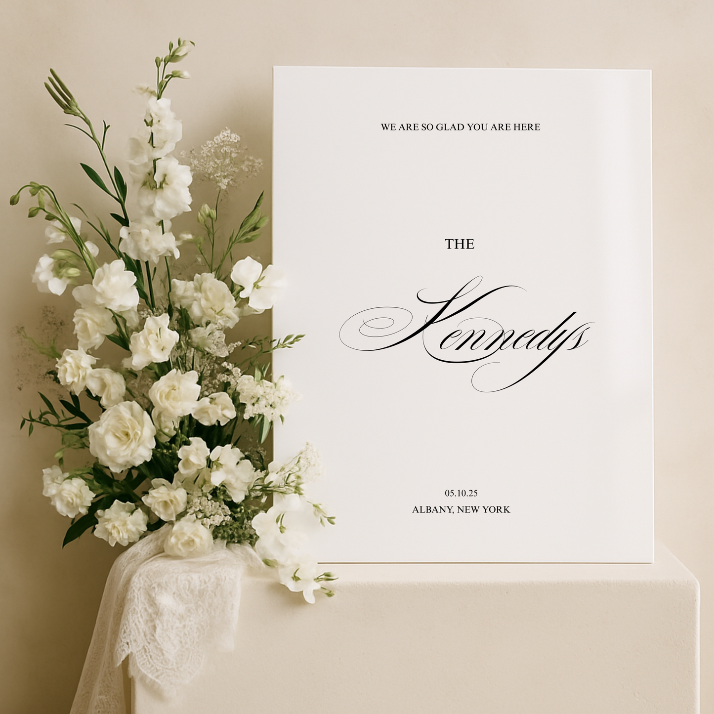 Welcome Sign IV | Florence Collection | Wedding Signage