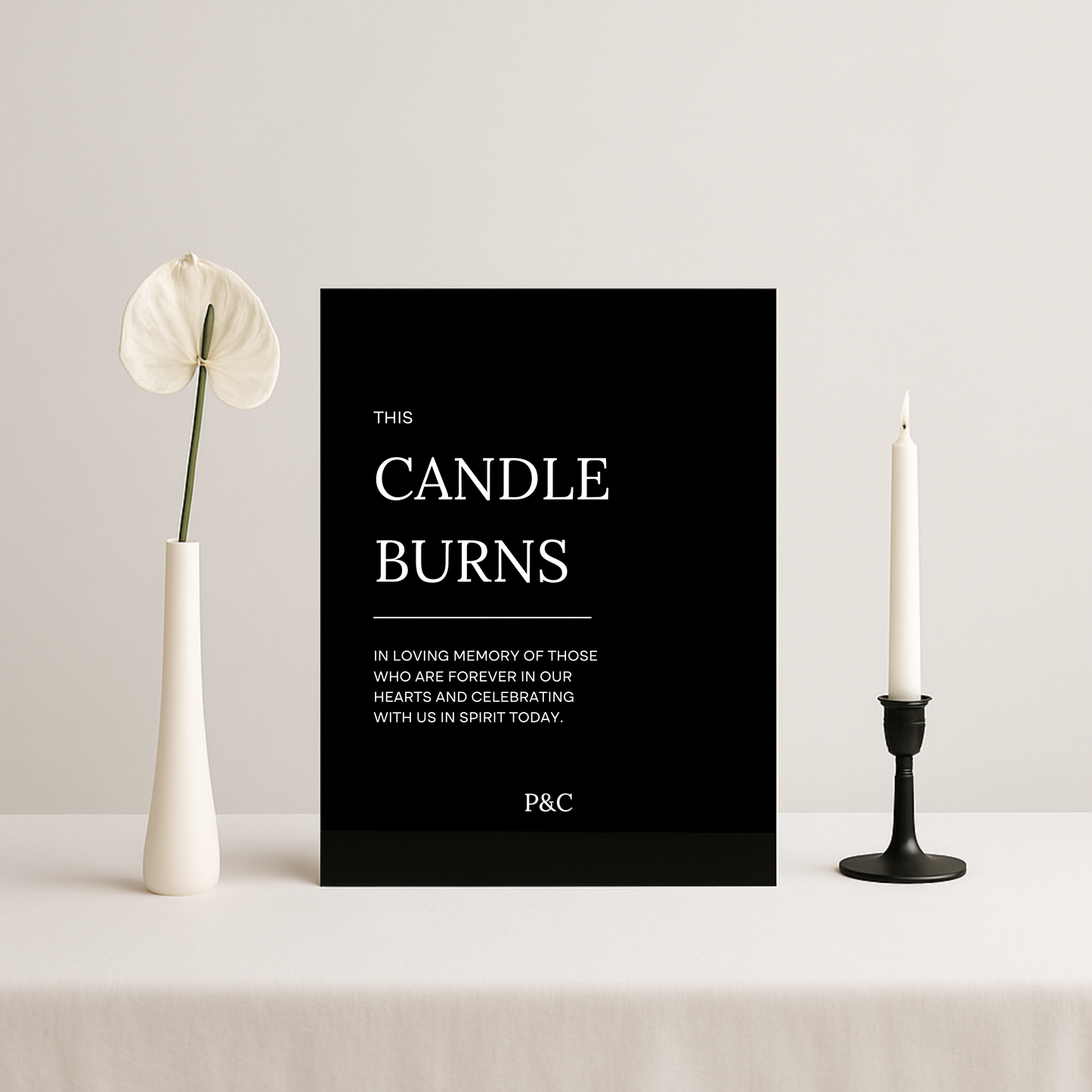 In Loving Memory Sign IV | Moda Collection | Wedding Signage