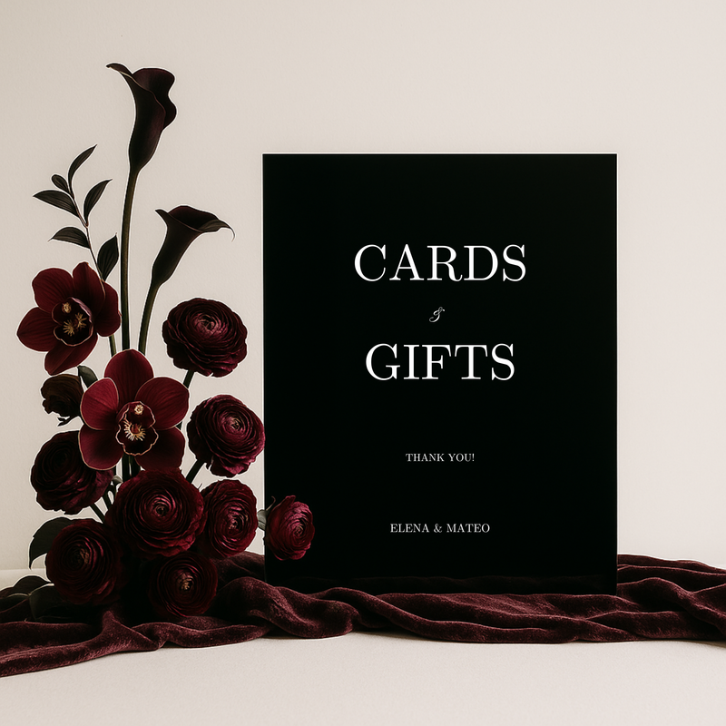 Cards & Gifts Sign III | Reina Collection | Wedding Signage