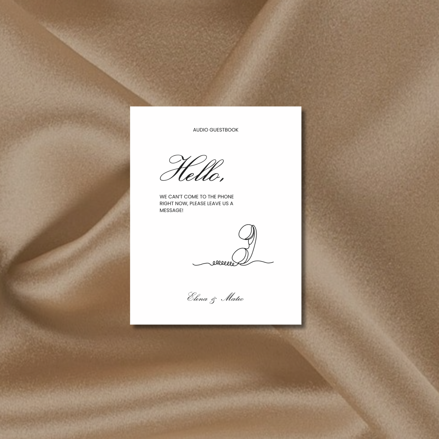 Guestbook Sign III | Reina Collection | Wedding Signage