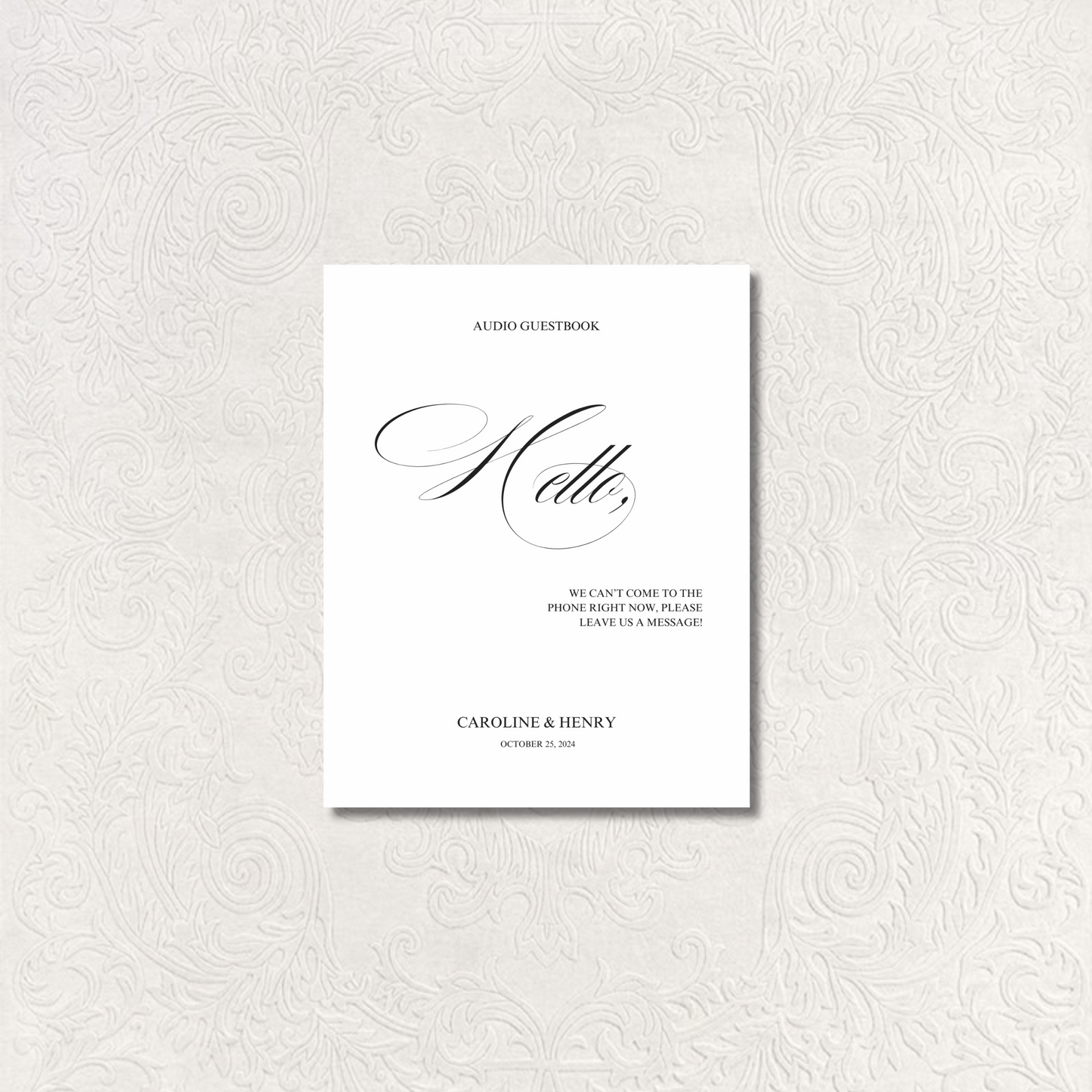 Guestbook Sign III | Florence Collection | Wedding Signage
