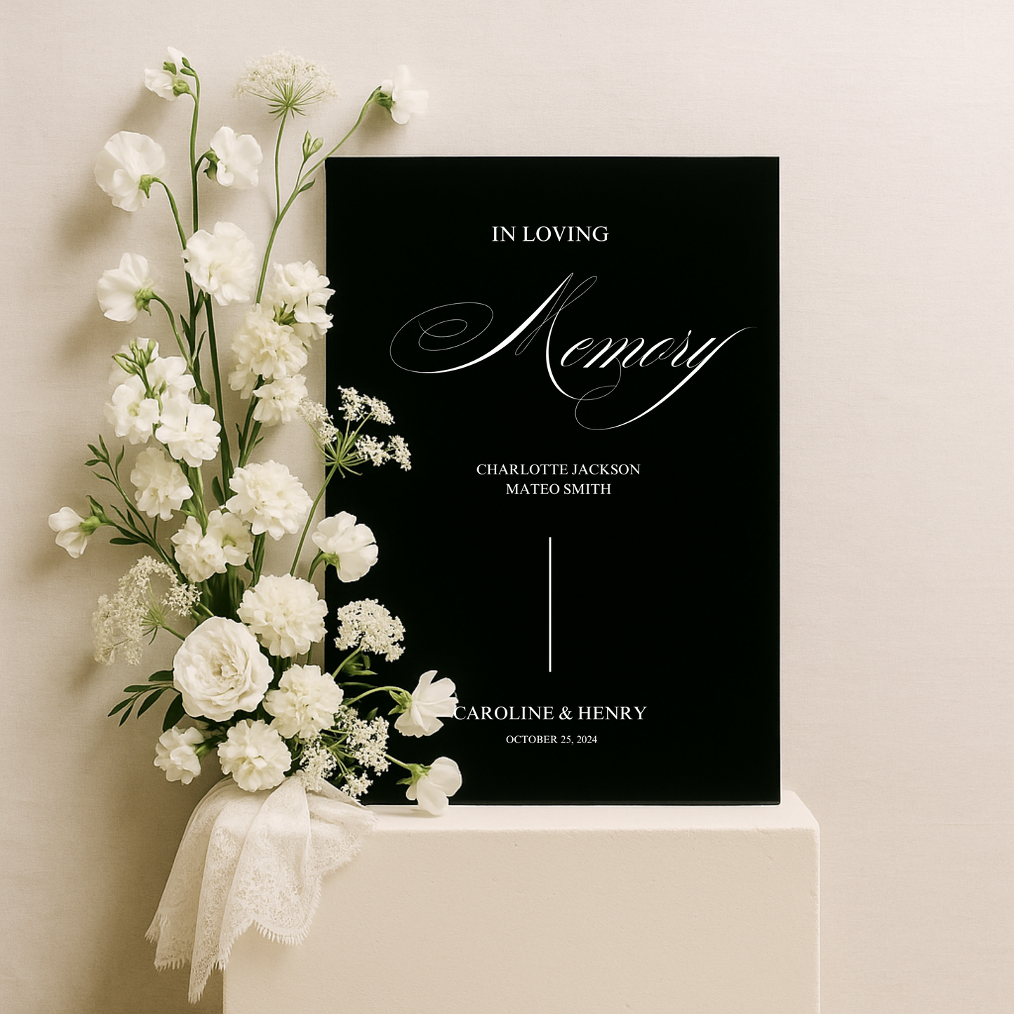 In Loving Memory Sign II | Florence Collection | Wedding Signage