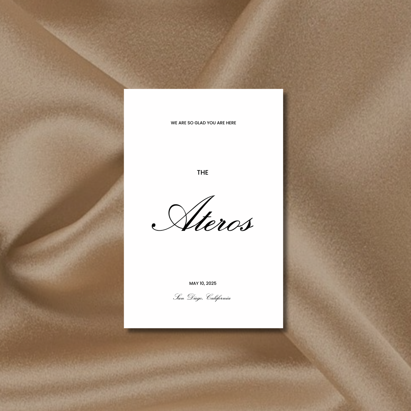 Welcome Sign IV | Reina Collection | Wedding Signage