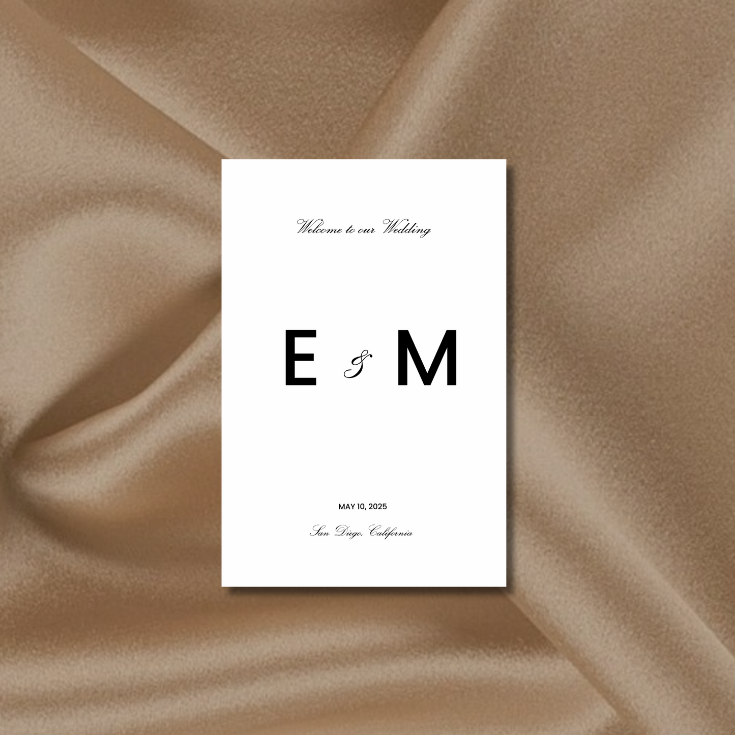 Welcome Sign III | Reina Collection | Wedding Signage