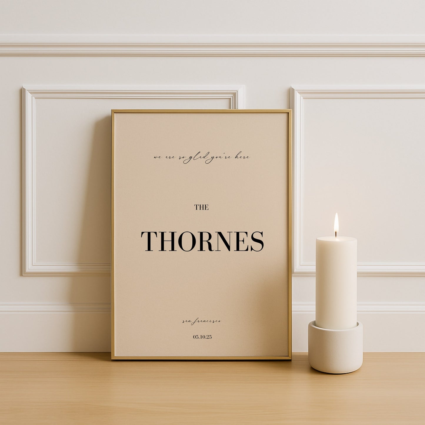 Aria Collection Poster Wedding Welcome Sign