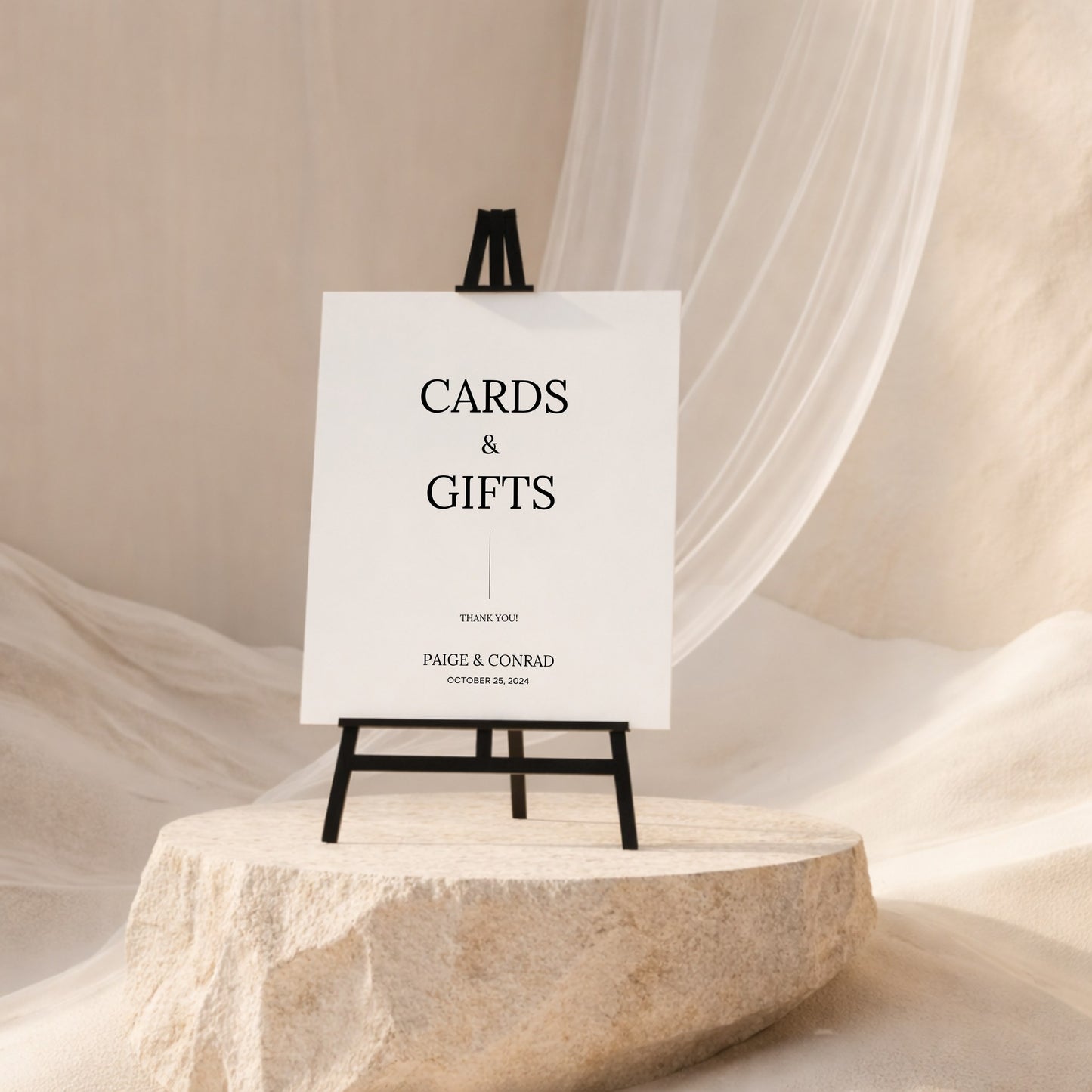 Moda Collection Gatorboard Wedding Cards & Gifts Sign