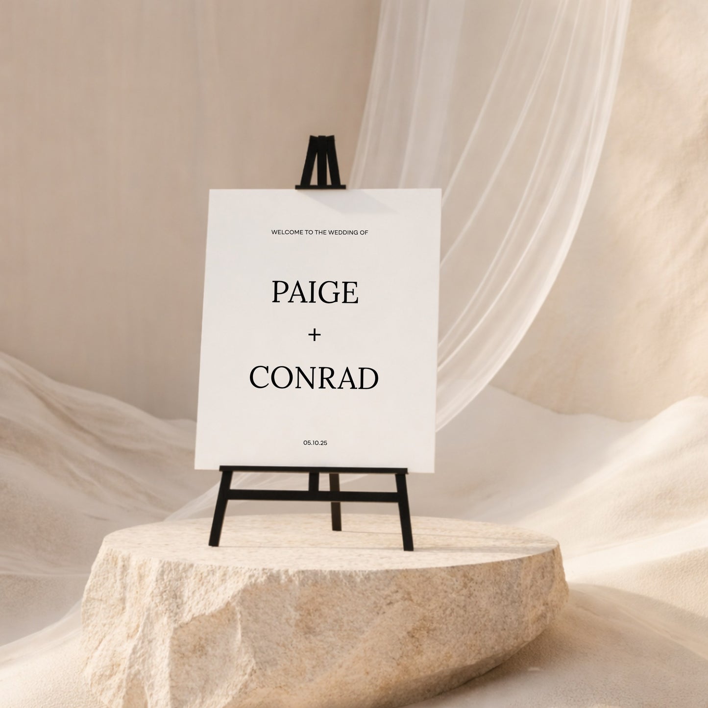 Moda Collection Gatorboard Wedding Welcome Sign