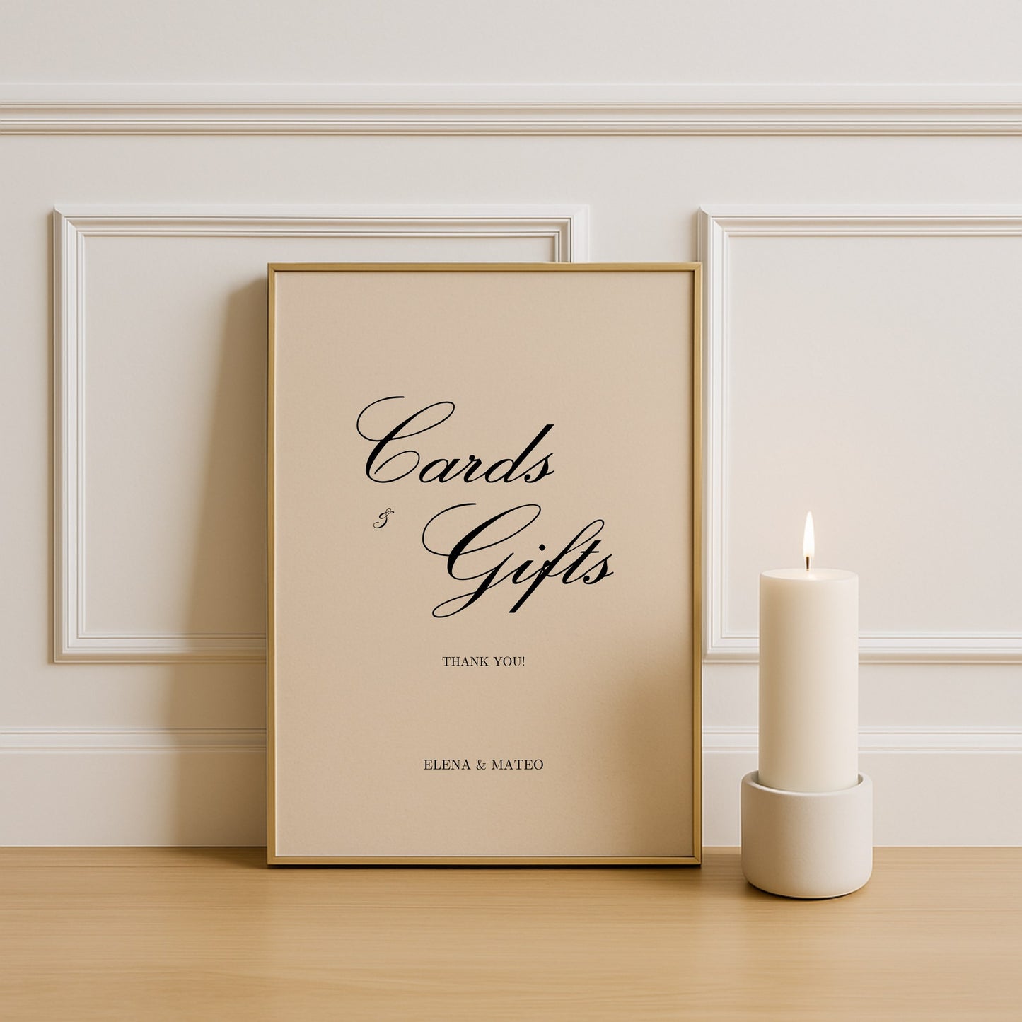 Reina Collection Poster Wedding Cards & Gifts Sign