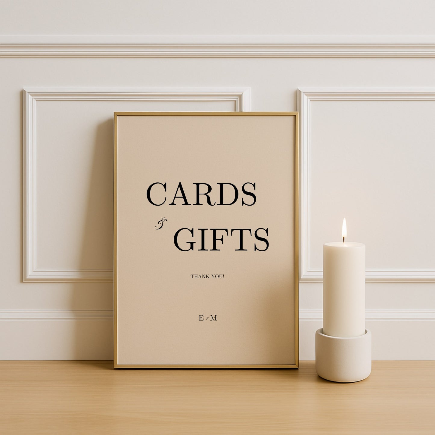 Reina Collection Poster Wedding Cards & Gifts Sign