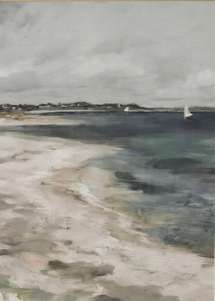 Storm Coast, romantic wall art print