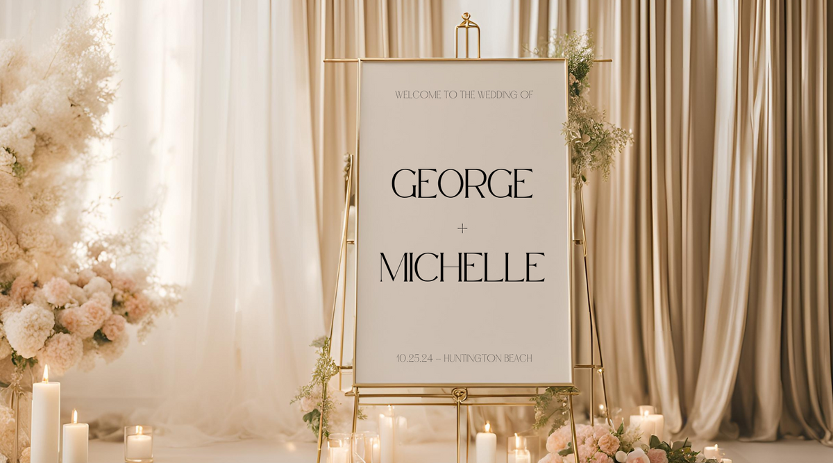 How to Incorporate Custom Wedding Signs into Your Venue Decor