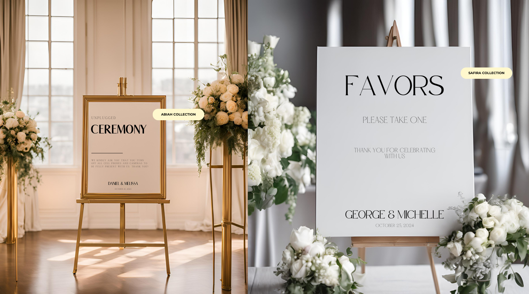 Budget-Friendly Custom Wedding Signs That Make a Big Impact