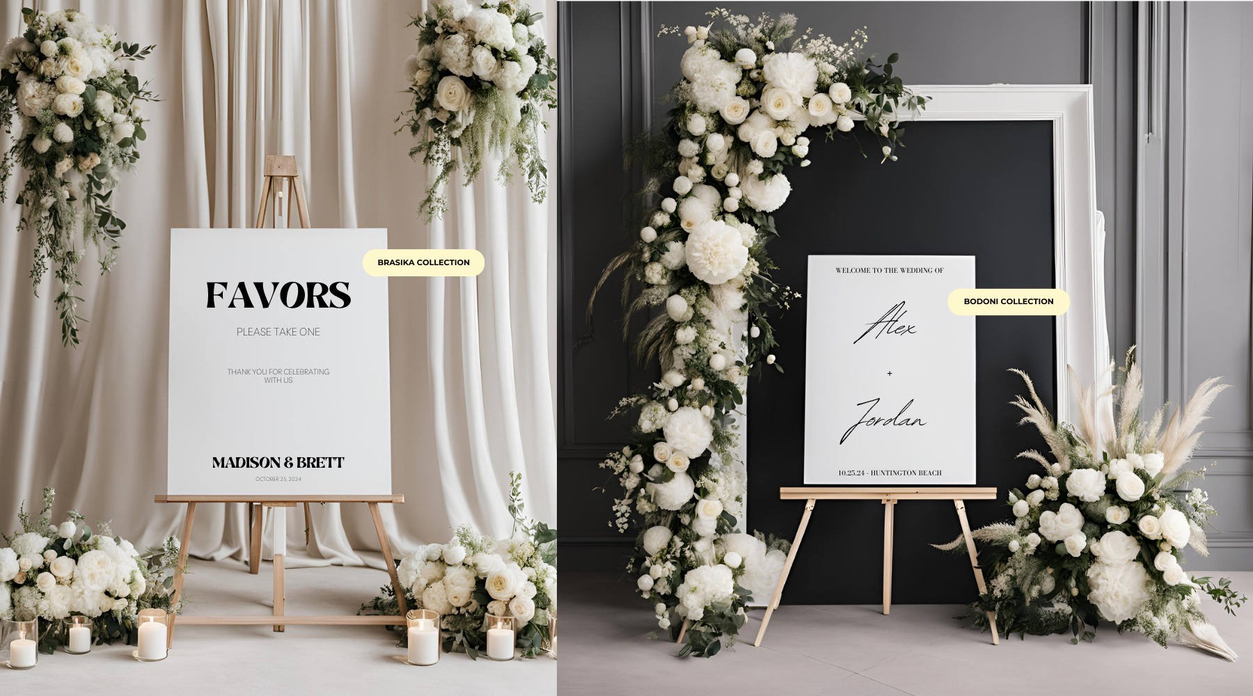 How to Create a Stunning Backdrop with Custom Wedding Signs – gathurr