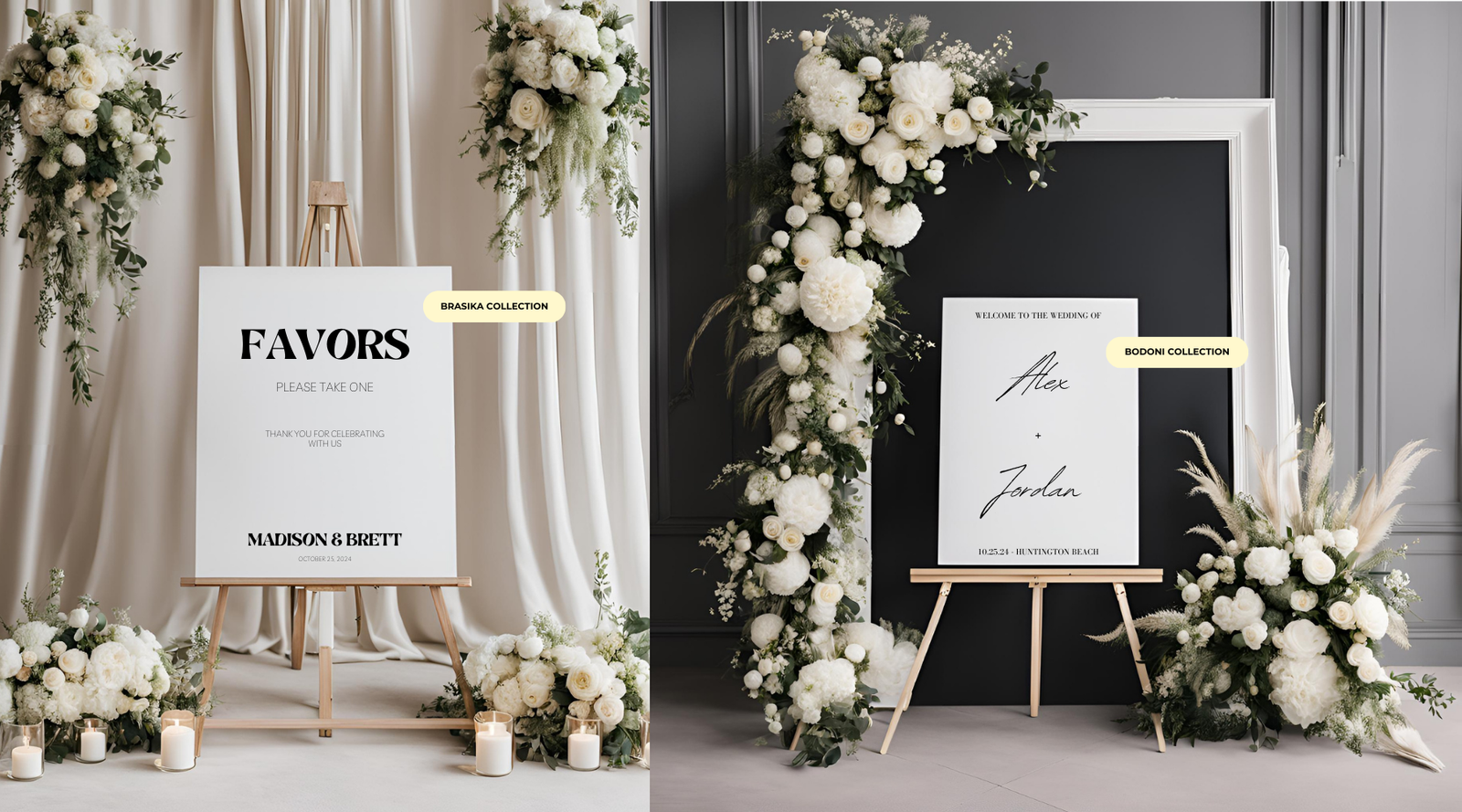 How to Create a Stunning Backdrop with Custom Wedding Signs