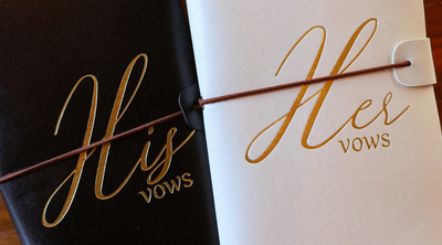 How to Incorporate Your Wedding Vows into Custom Signs