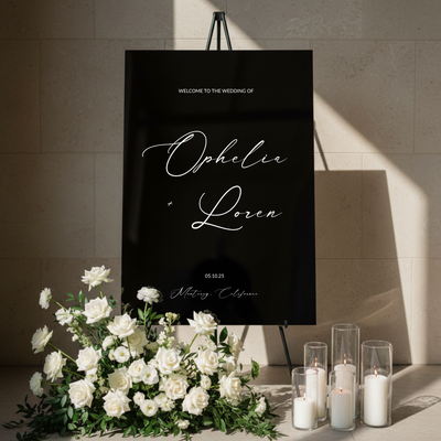 The Stress-Free Way to Handle Your Wedding Signage