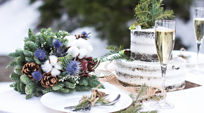 Custom Signs for a Winter Wonderland Wedding