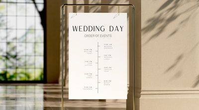 How to Use Custom Signs to Direct Guests at Your Wedding