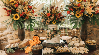 How to Layer Wedding Decor: Combining Floral Arrangements with Custom Signs