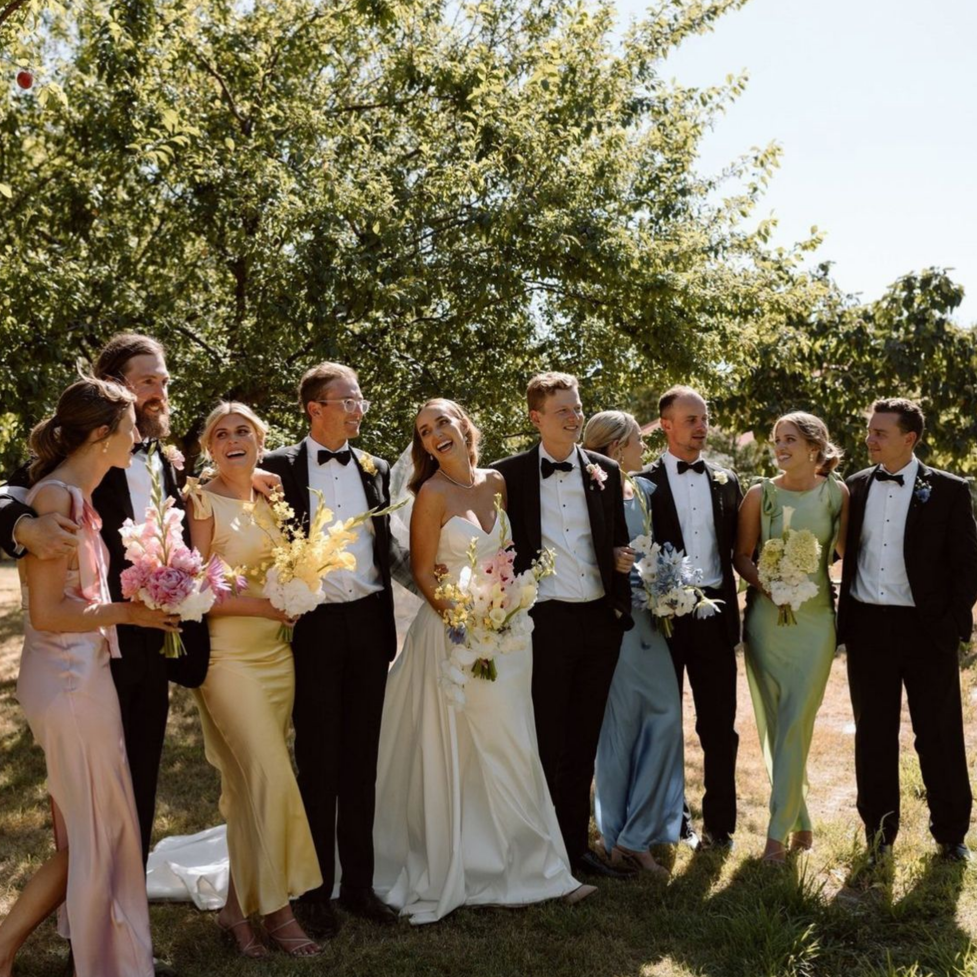 How to Coordinate Wedding Party Looks Without Being Matchy-Matchy