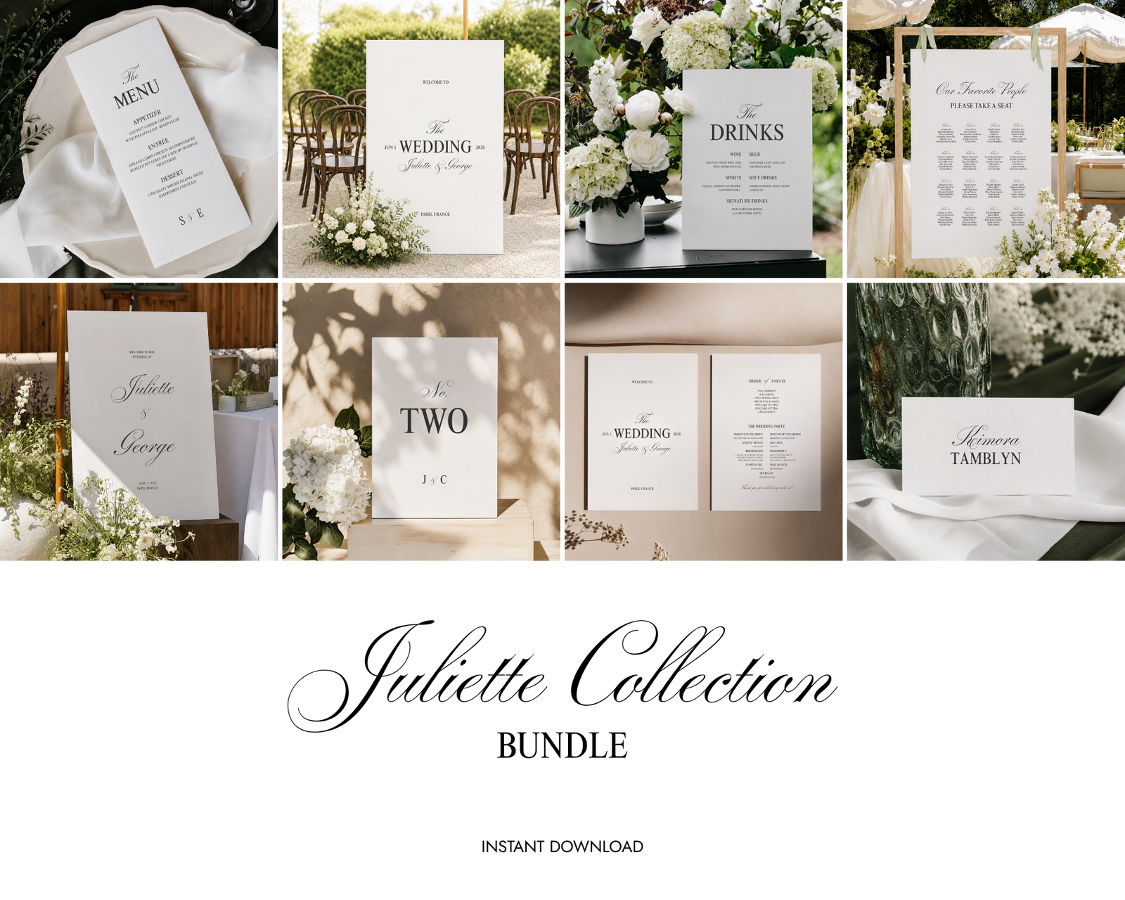 Last-minute wedding signs