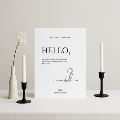 Guestbook Sign III | Moda Collection | Wedding Signage