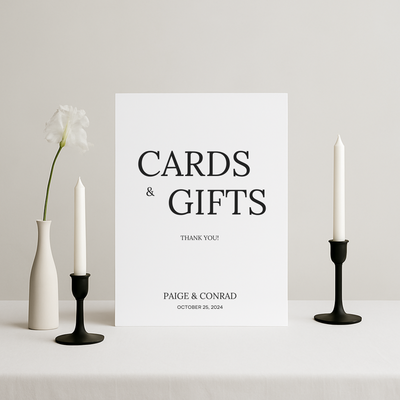 Cards & Gifts Sign II | Moda Collection | Wedding Signage