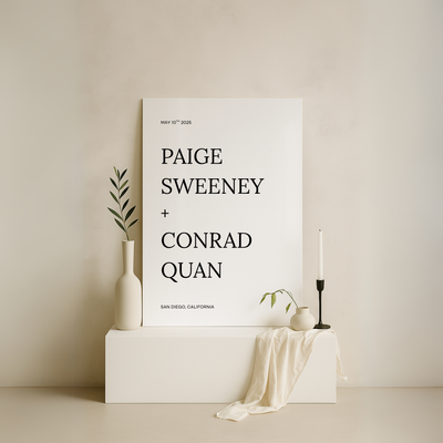 Welcome Sign IV | Moda Collection | Wedding Signage