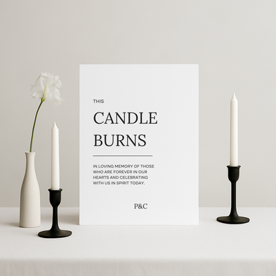 In Loving Memory Sign IV | Moda Collection | Wedding Signage