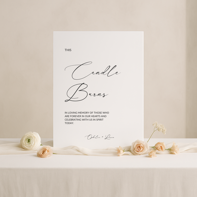 In Loving Memory Sign IV | Aria Collection | Wedding Signage