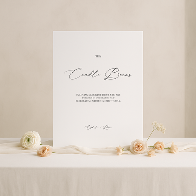 In Loving Memory Sign IV | Aria Collection | Wedding Signage