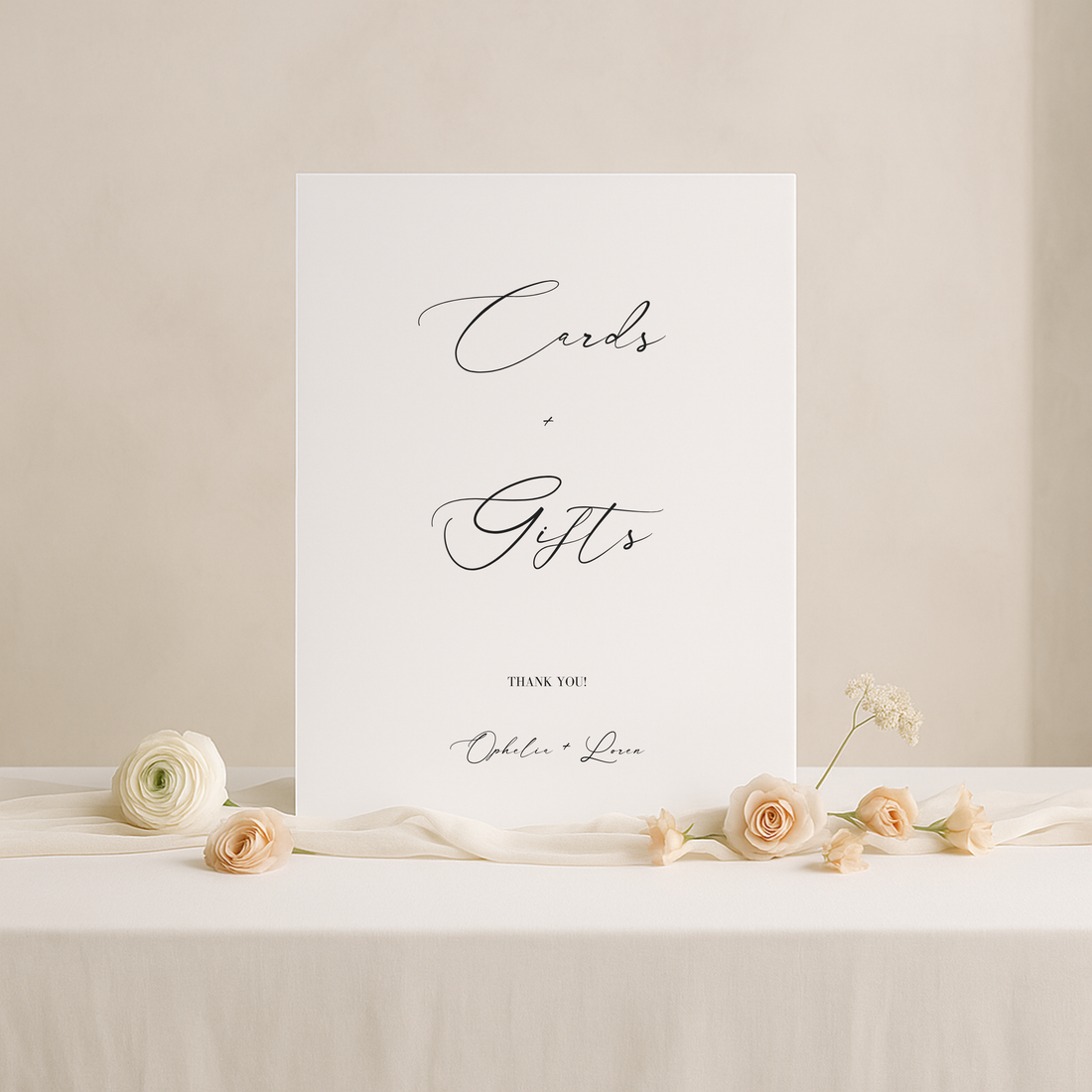 Cards & Gifts Sign I | Aria Collection | Wedding Signage