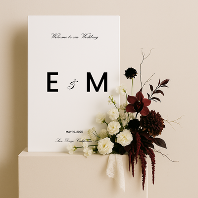 Welcome Sign III | Reina Collection | Wedding Signage