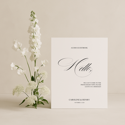 Guestbook Sign III | Florence Collection | Wedding Signage