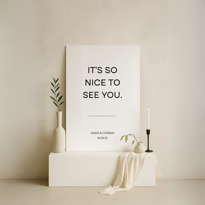 Welcome Sign V | Moda Collection | Wedding Signage