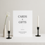 Cards & Gifts Sign I | Moda Collection | Wedding Signage
