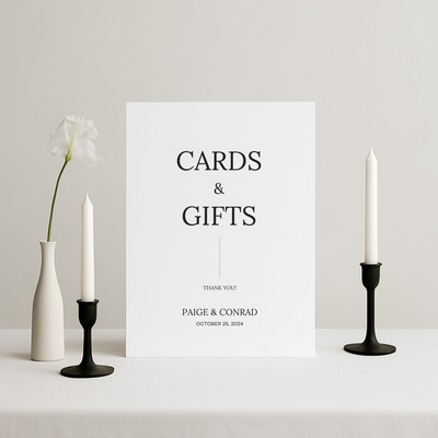 Cards & Gifts Sign I | Moda Collection | Wedding Signage
