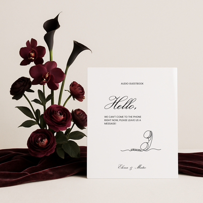 Guestbook Sign III | Reina Collection | Wedding Signage