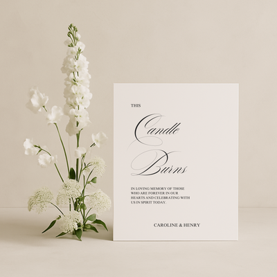 In Loving Memory Sign IV | Florence Collection | Wedding Signage