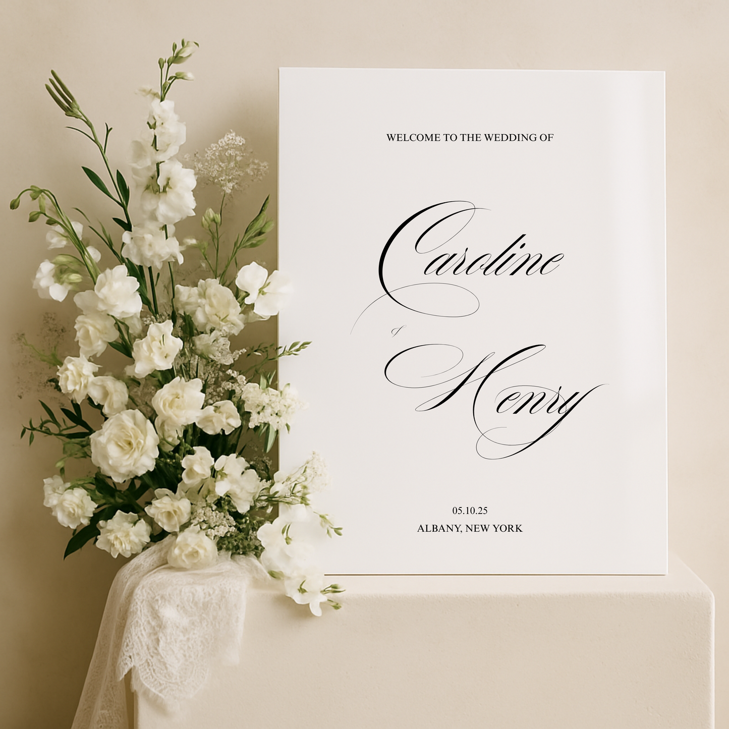 Welcome Sign II | Florence Collection | Wedding Signage