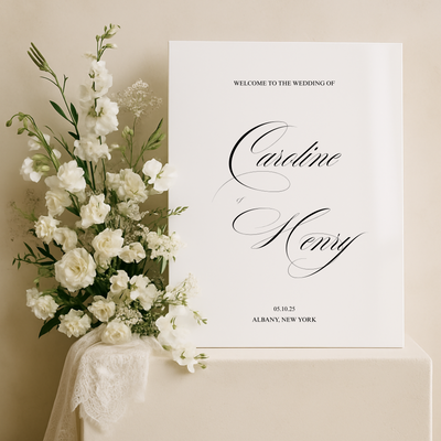 Welcome Sign II | Florence Collection | Wedding Signage