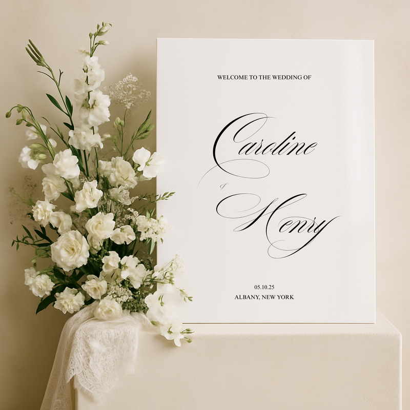 Welcome Sign II | Florence Collection | Wedding Signage