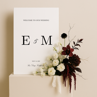 Welcome Sign III | Reina Collection | Wedding Signage