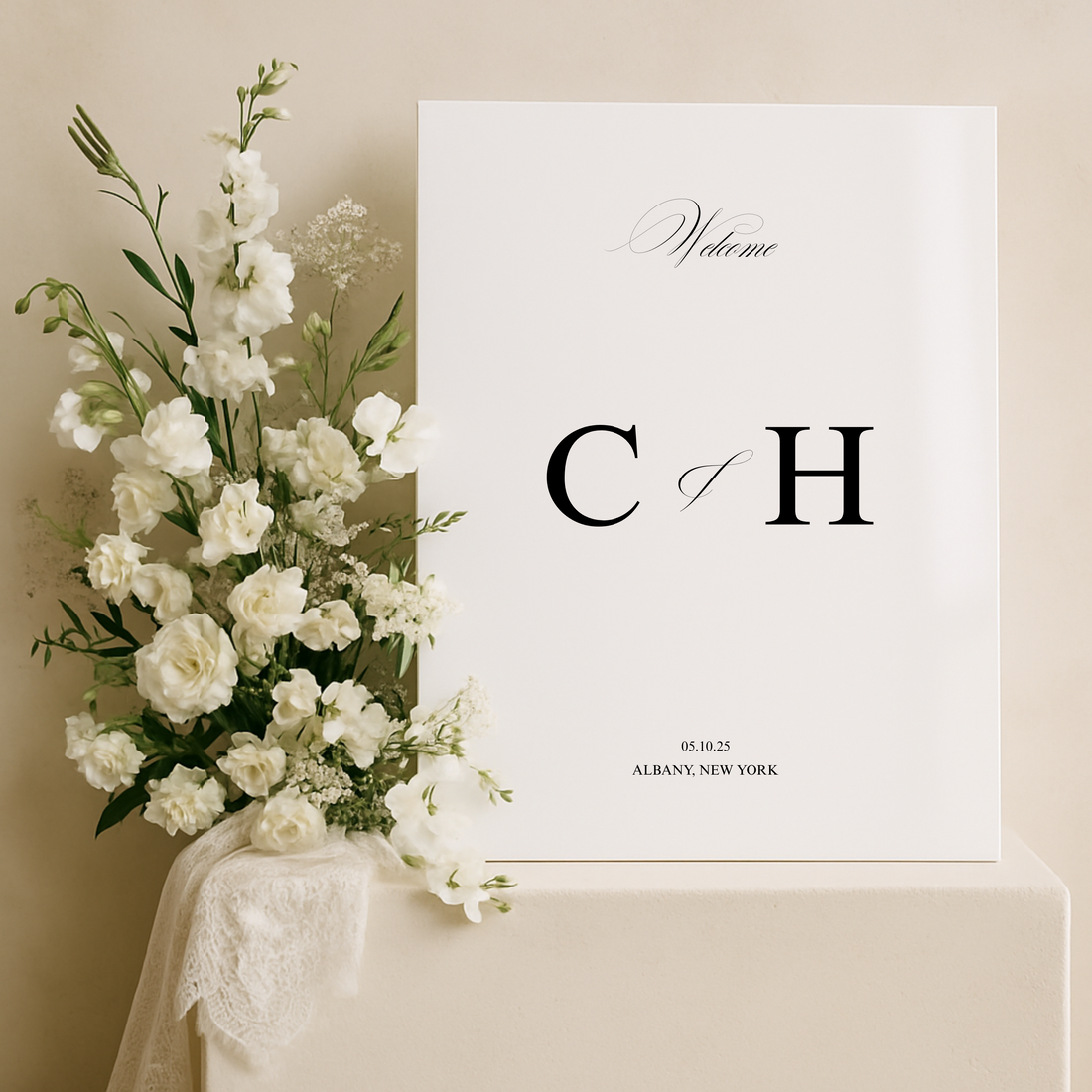 Welcome Sign III | Florence Collection | Wedding Signage