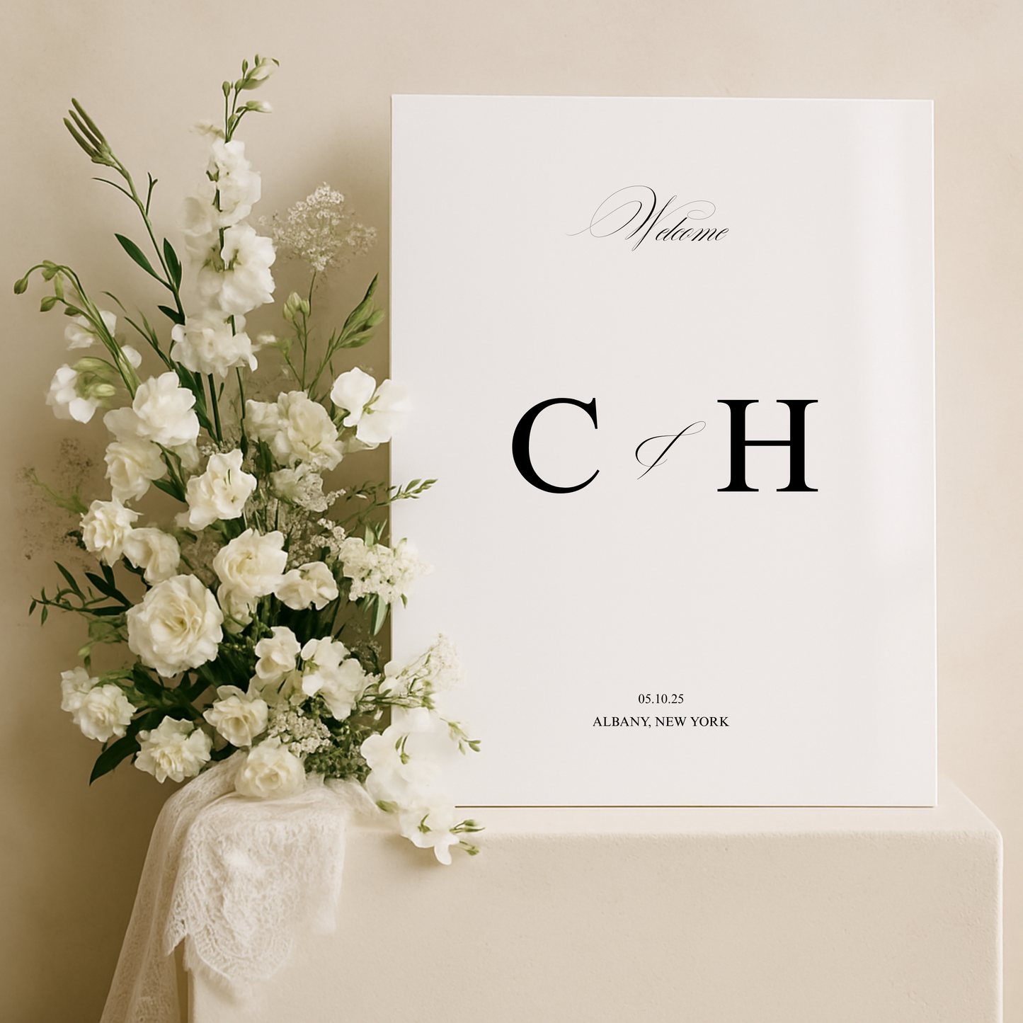 Welcome Sign III | Florence Collection | Wedding Signage