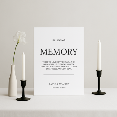 In Loving Memory Sign I | Moda Collection | Wedding Signage