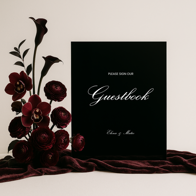 Guestbook Sign I | Reina Collection | Wedding Signage