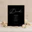 Drinks & Bar Sign IV | Aria Collection | Wedding Signage